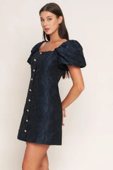 GOLDEN MOON WOVEN MINI DRESS - Flying Tomato - Flyclothing LLC