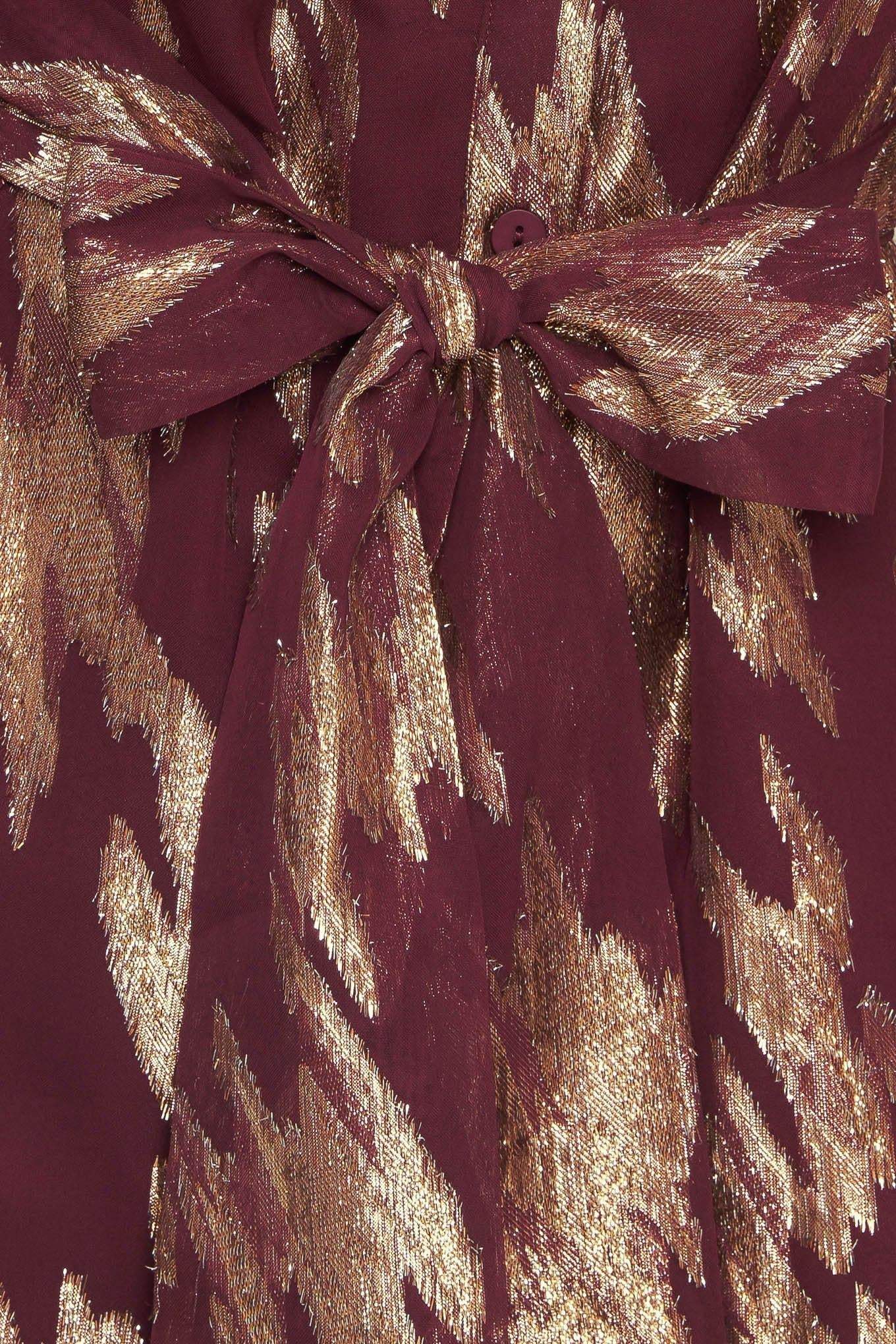 METALLIC MUSE WOVEN MINI DRESS - Flying Tomato - Flyclothing LLC