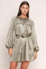 MOONRISE HAZE WOVEN MINI DRESS - Flying Tomato - Flyclothing LLC