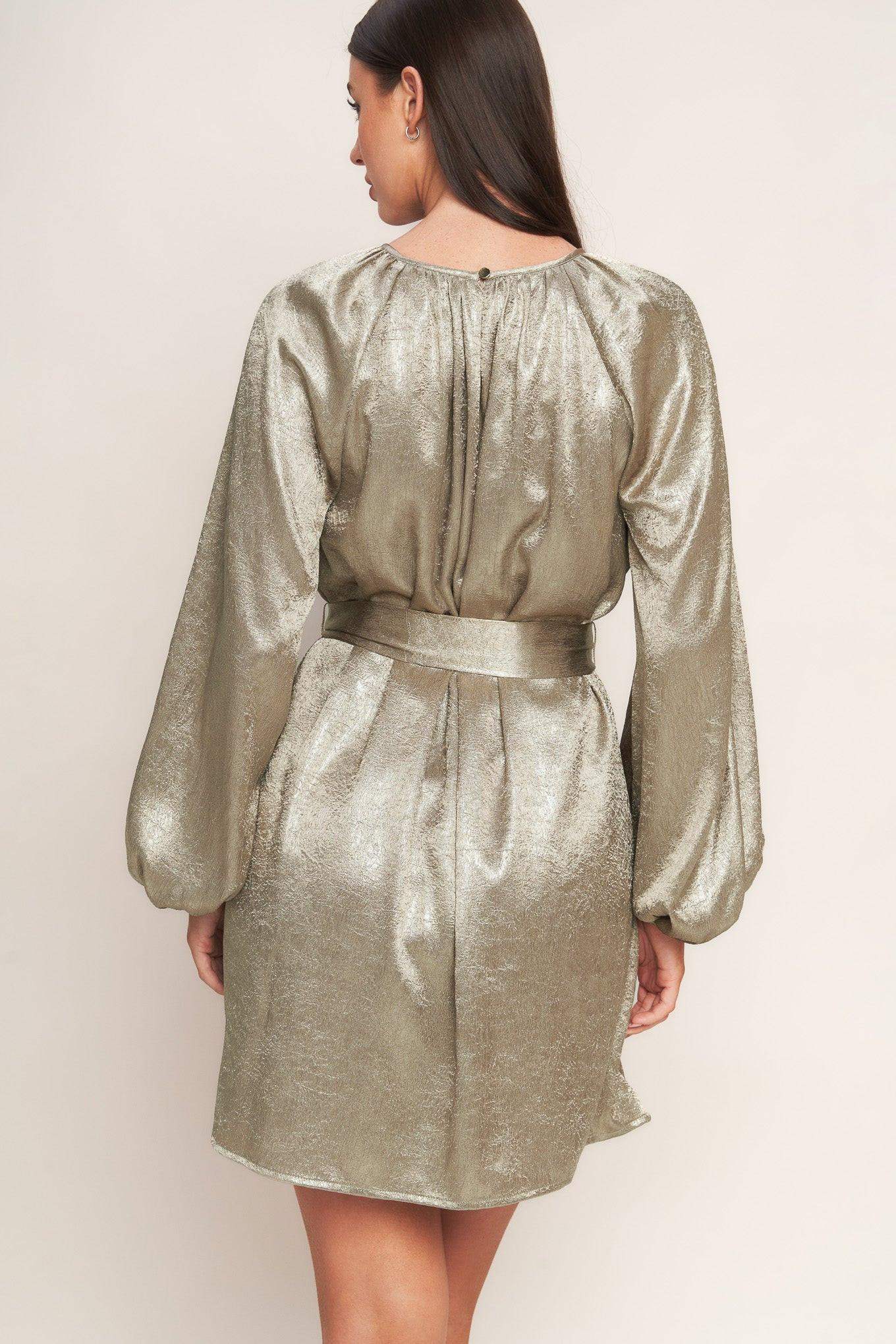 MOONRISE HAZE WOVEN MINI DRESS - Flying Tomato - Flyclothing LLC