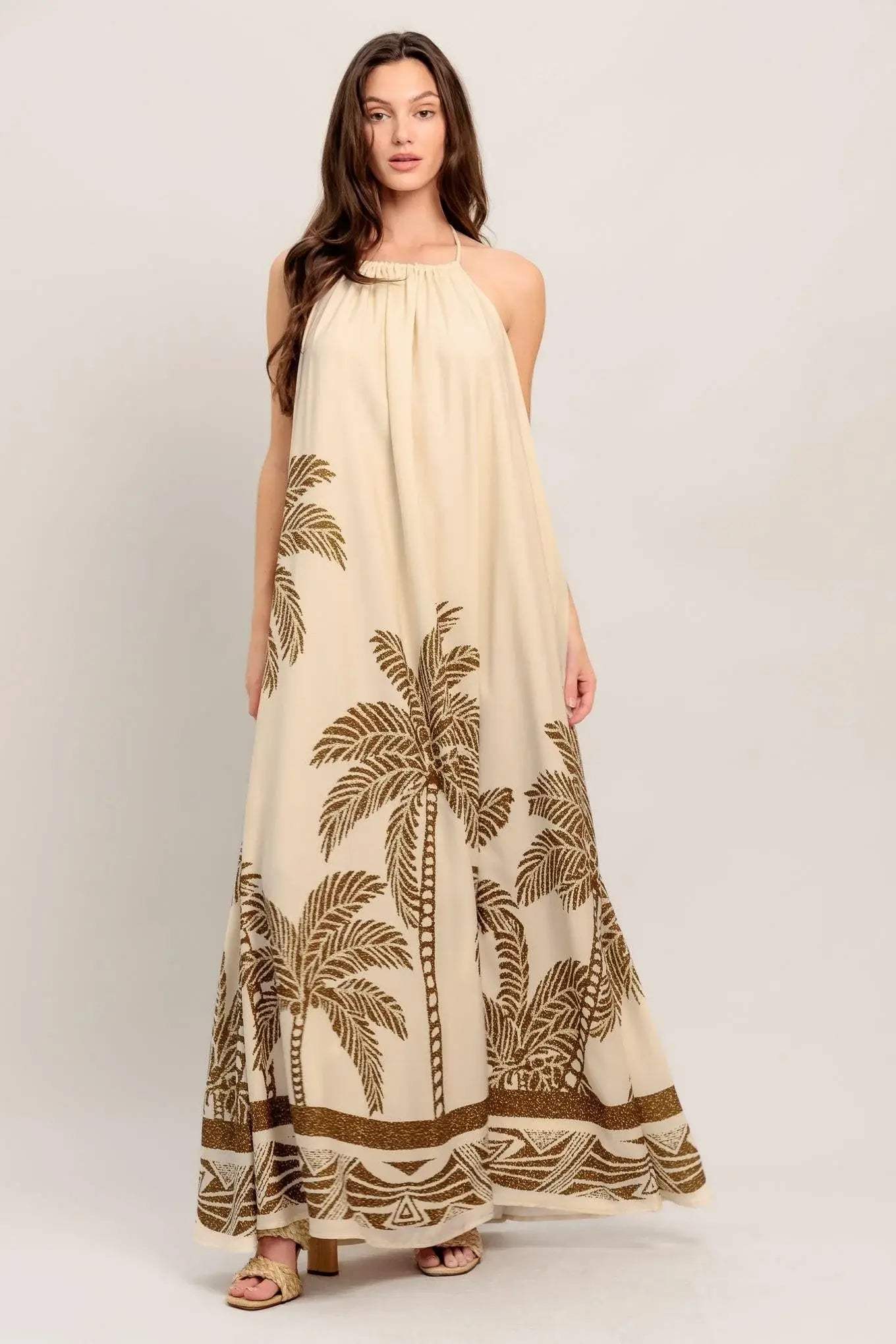 ISLAND STATE WOVEN MAXI DRESS - Flying Tomato - Flyclothing LLC