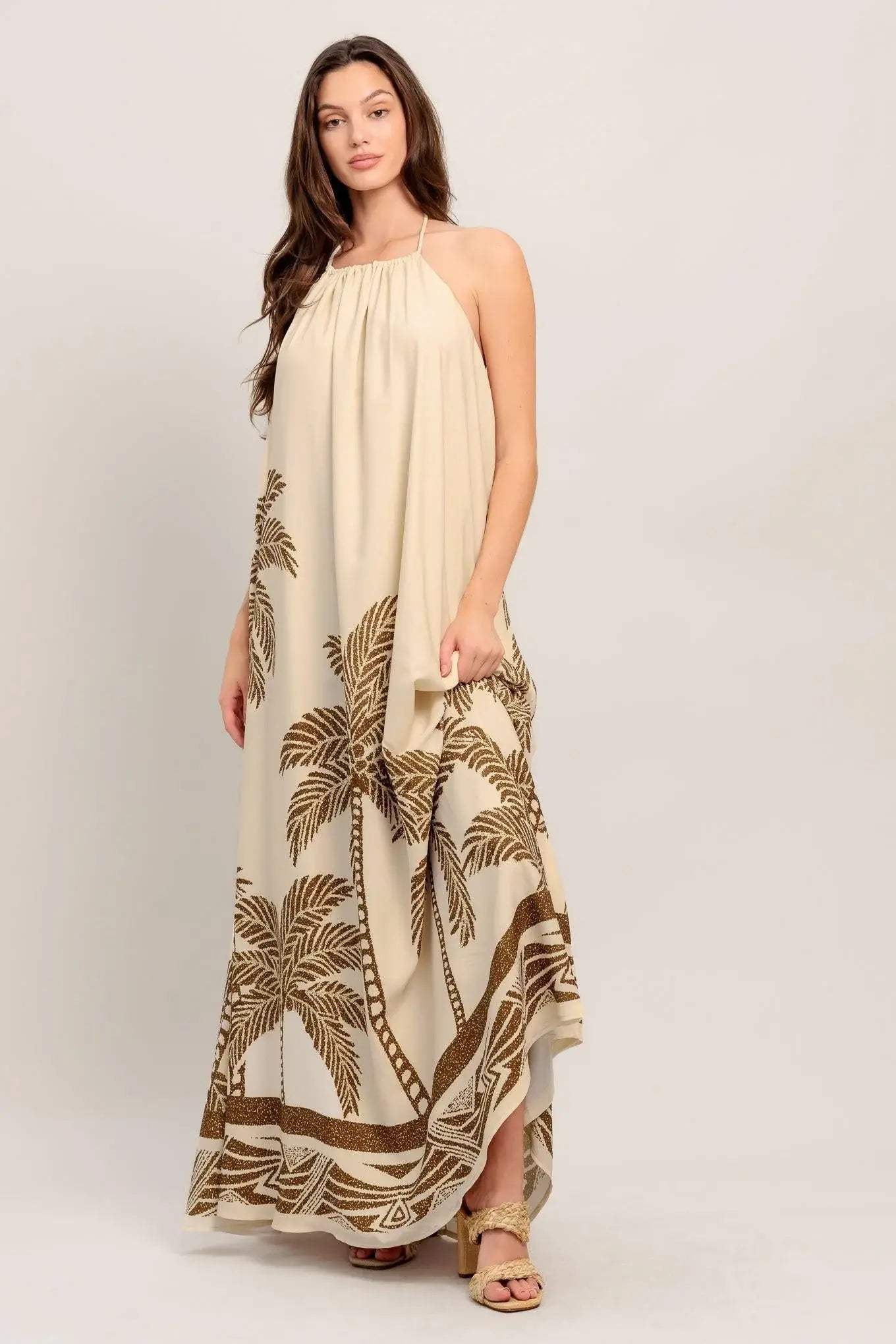 ISLAND STATE WOVEN MAXI DRESS - Flying Tomato - Flyclothing LLC