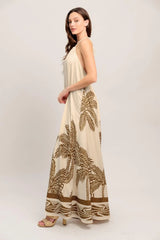 ISLAND STATE WOVEN MAXI DRESS - Flying Tomato - Flyclothing LLC