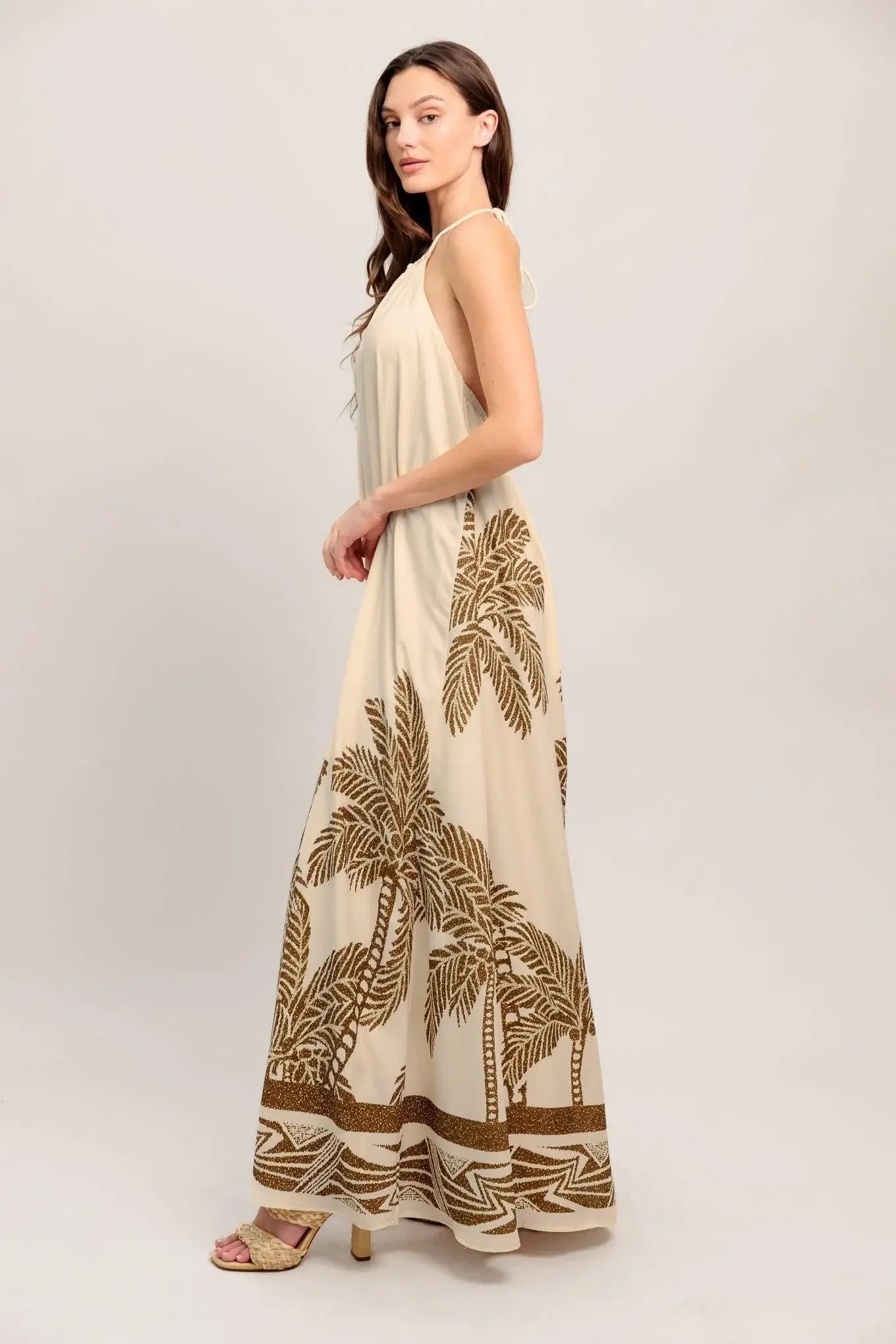 ISLAND STATE WOVEN MAXI DRESS - Flying Tomato - Flyclothing LLC
