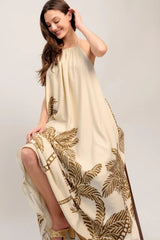 ISLAND STATE WOVEN MAXI DRESS - Flying Tomato - Flyclothing LLC