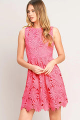 ROSE PETAL CHARM MINI DRESS - Flying Tomato - Flyclothing LLC
