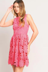 ROSE PETAL CHARM MINI DRESS - Flying Tomato - Flyclothing LLC