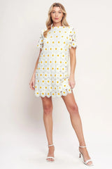 DAISIES AND DAYDREAMS WOVEN LACE MINI DRESS - Flying Tomato - Flyclothing LLC