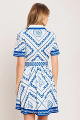 ISLAND POLISH WOVEN MINI DRESS - Flying Tomato - Flyclothing LLC