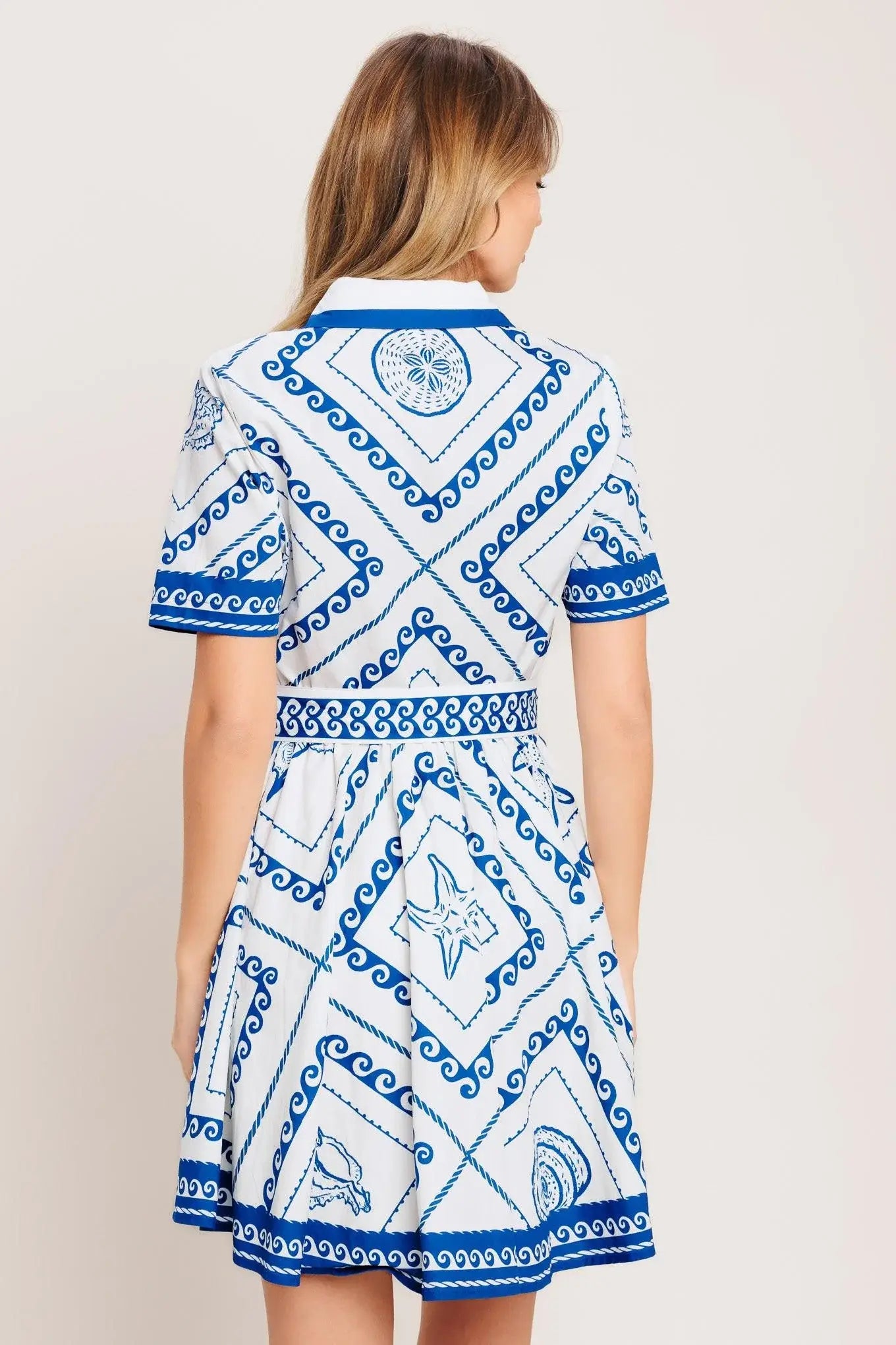 ISLAND POLISH WOVEN MINI DRESS - Flying Tomato - Flyclothing LLC