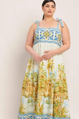 POSTCARD PERFECT WOVEN MAXI DRESS - Flying Tomato - Flyclothing LLC
