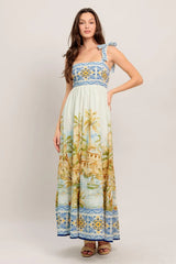 POSTCARD PERFECT WOVEN MAXI DRESS - Flying Tomato - Flyclothing LLC