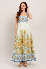 POSTCARD PERFECT WOVEN MAXI DRESS - Flying Tomato - Flyclothing LLC
