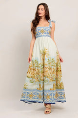 POSTCARD PERFECT WOVEN MAXI DRESS - Flying Tomato - Flyclothing LLC