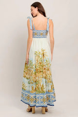 POSTCARD PERFECT WOVEN MAXI DRESS - Flying Tomato - Flyclothing LLC