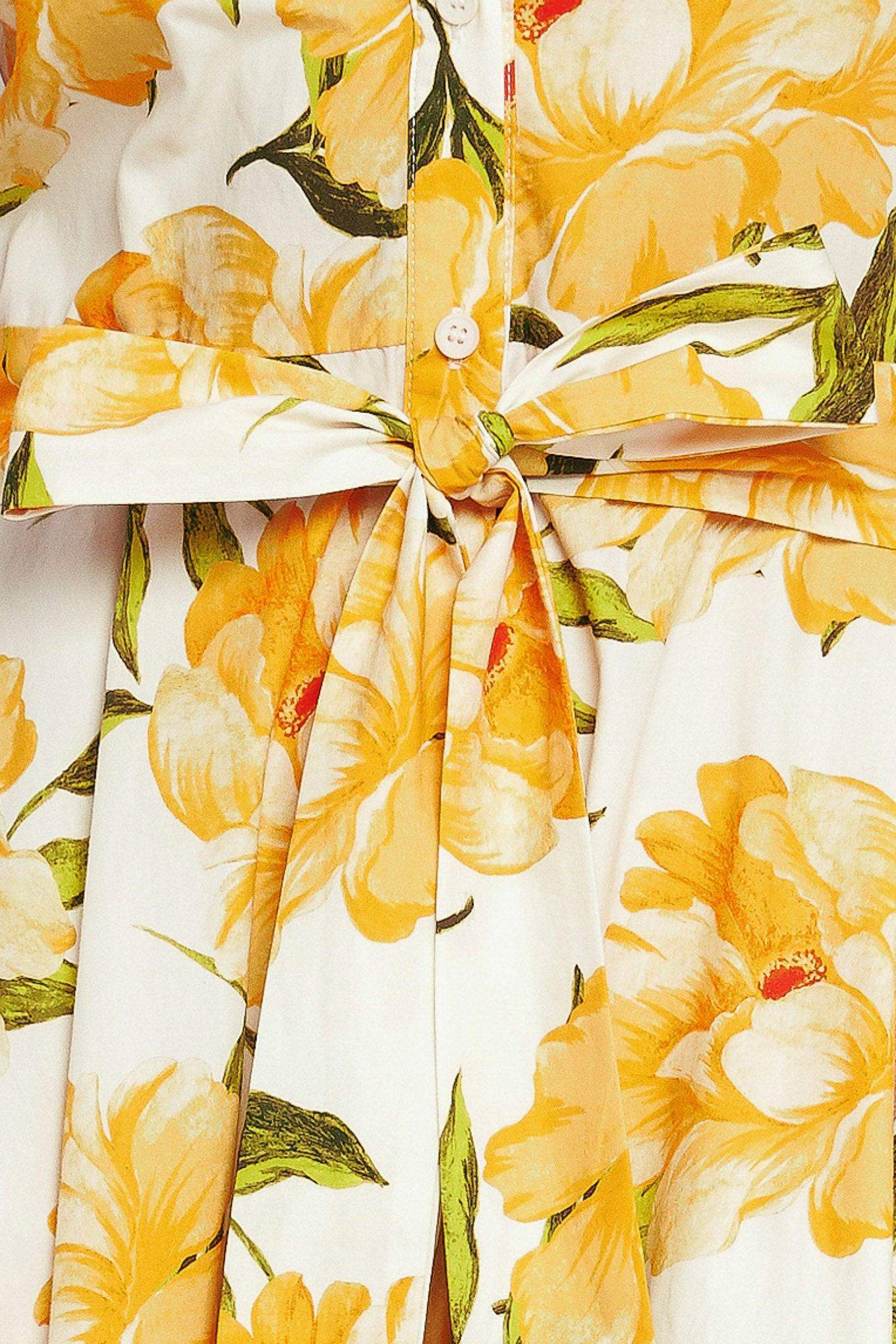UPLIFTING PALETTE WOVEN MIDI DRESS - Flying Tomato - Flyclothing LLC