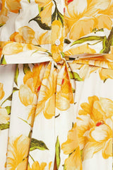UPLIFTING PALETTE WOVEN MIDI DRESS - Flying Tomato - Flyclothing LLC