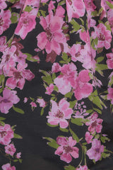 NIGHTFALL BLOSSOM WOVEN MIDI DRESS - Flying Tomato - Flyclothing LLC