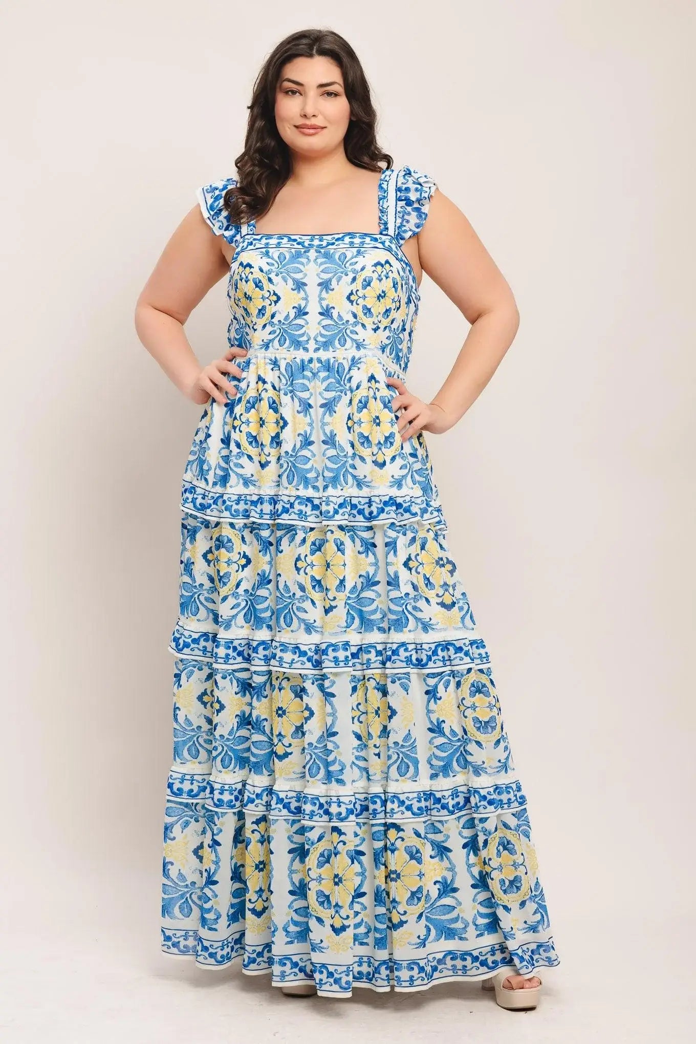 SALTY AIR SWEETHEART WOVEN MAXI DRESS - Flying Tomato - Flyclothing LLC