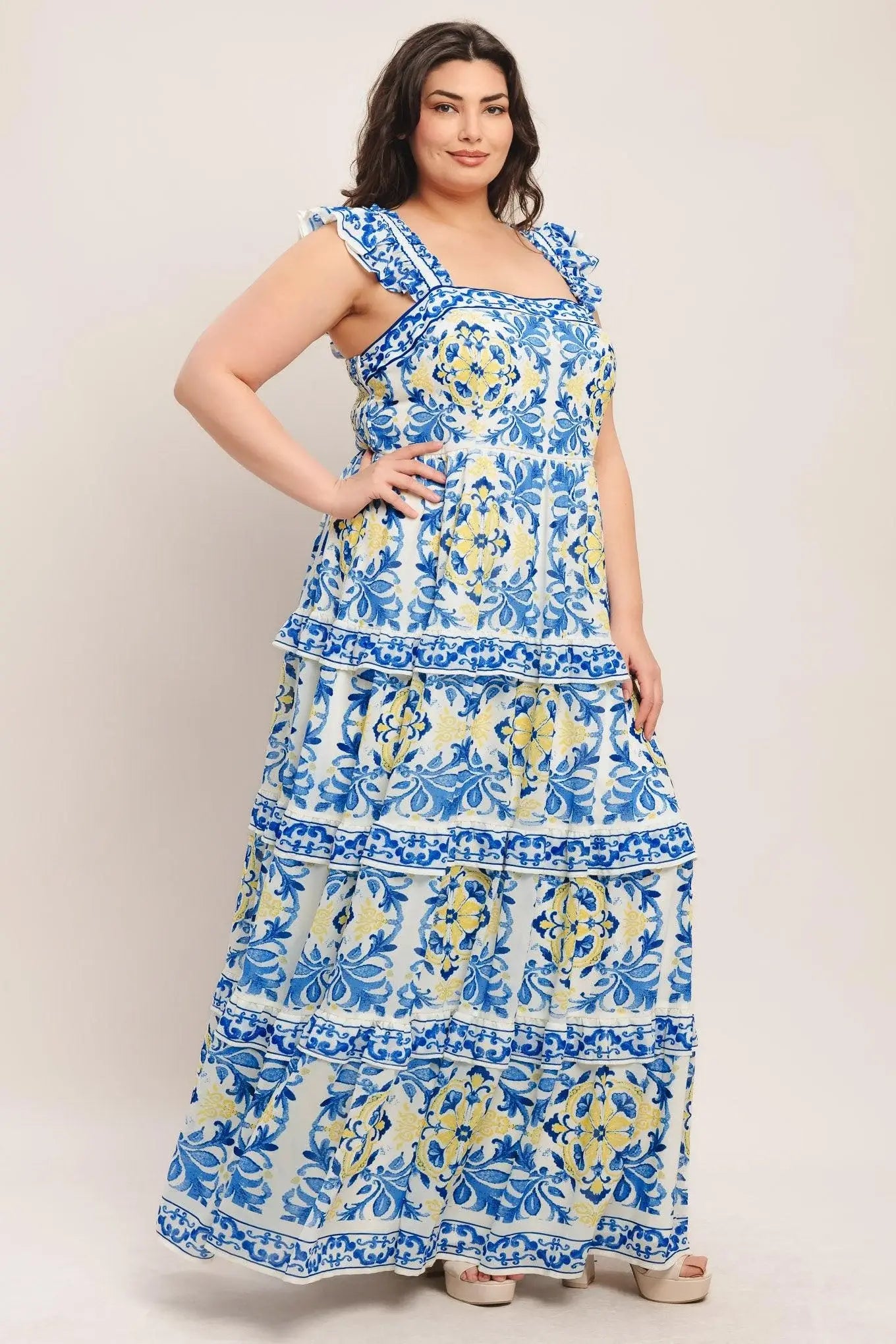 SALTY AIR SWEETHEART WOVEN MAXI DRESS - Flying Tomato - Flyclothing LLC