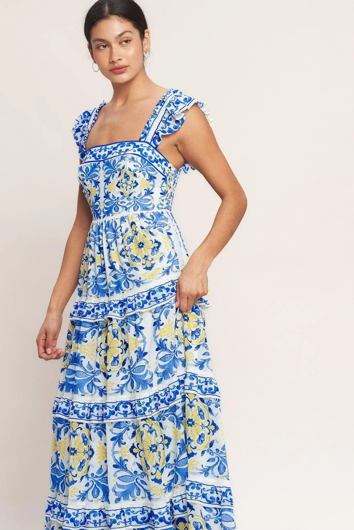SALTY AIR SWEETHEART WOVEN MAXI DRESS - Flying Tomato - Flyclothing LLC