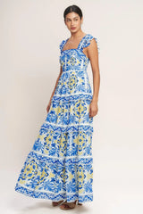 SALTY AIR SWEETHEART WOVEN MAXI DRESS - Flying Tomato - Flyclothing LLC