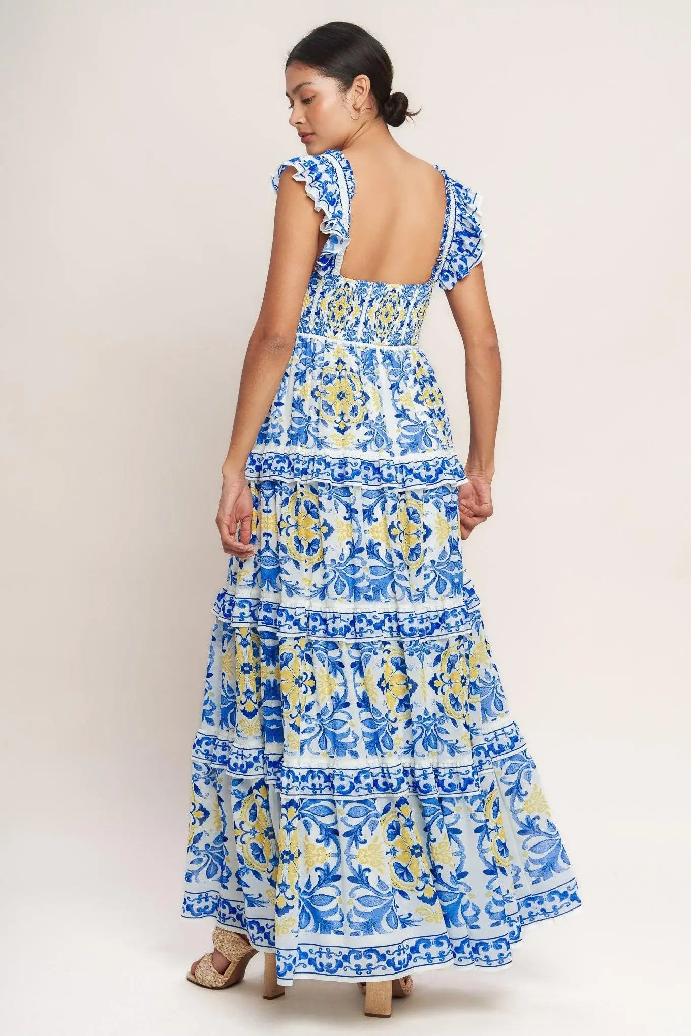 SALTY AIR SWEETHEART WOVEN MAXI DRESS - Flying Tomato - Flyclothing LLC