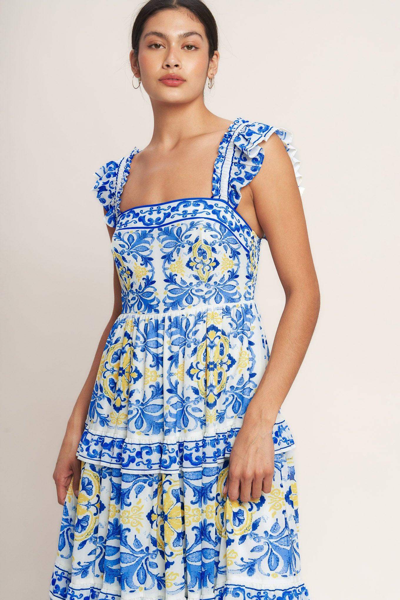 SALTY AIR SWEETHEART WOVEN MAXI DRESS - Flying Tomato - Flyclothing LLC