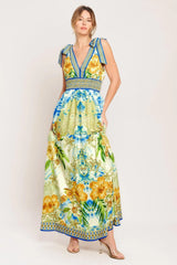 RESORT OPULENCE WOVEN MAXI DRESS - Flying Tomato - Flyclothing LLC