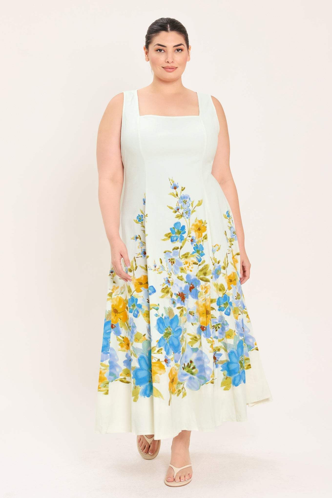 DREAMING OF THE COAST WOVEN MIDI DRESS - Flying Tomato - Flyclothing LLC