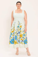 DREAMING OF THE COAST WOVEN MIDI DRESS - Flying Tomato - Flyclothing LLC