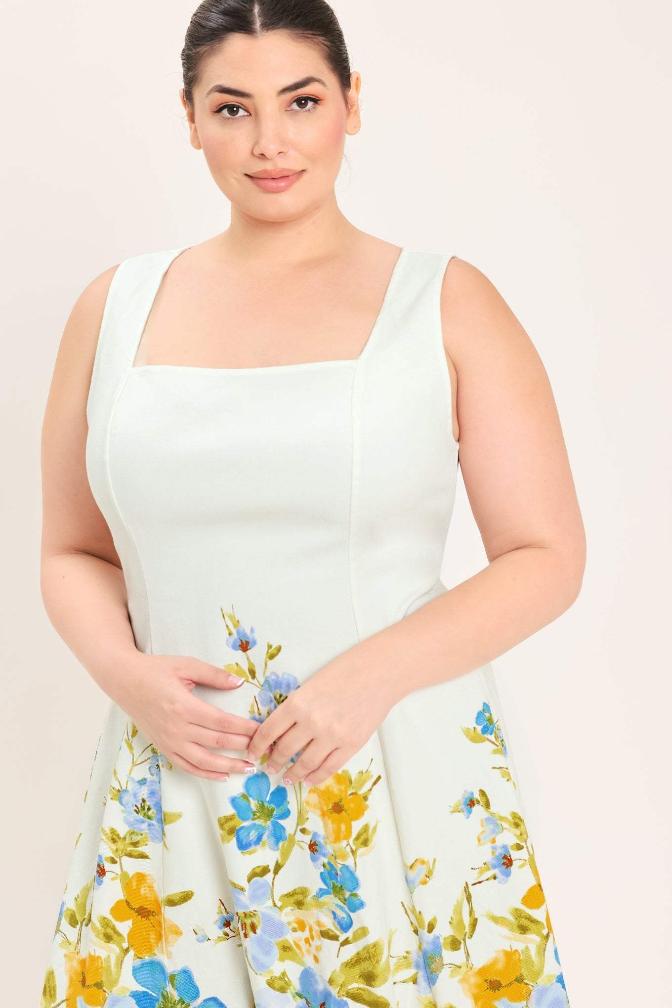 DREAMING OF THE COAST WOVEN MIDI DRESS - Flying Tomato - Flyclothing LLC