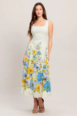 DREAMING OF THE COAST WOVEN MIDI DRESS - Flying Tomato - Flyclothing LLC