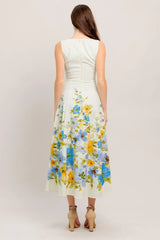 DREAMING OF THE COAST WOVEN MIDI DRESS - Flying Tomato - Flyclothing LLC