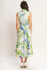 LAGOON FLOW WOVEN MIDI DRESS - Flying Tomato - Flyclothing LLC