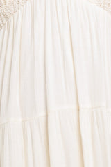 AZURE REVERIE WOVEN MAXI DRESS