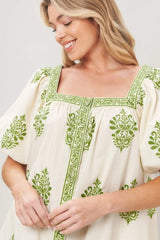SWEET MEADOW WOVEN MINI DRESS - Flying Tomato - Flyclothing LLC