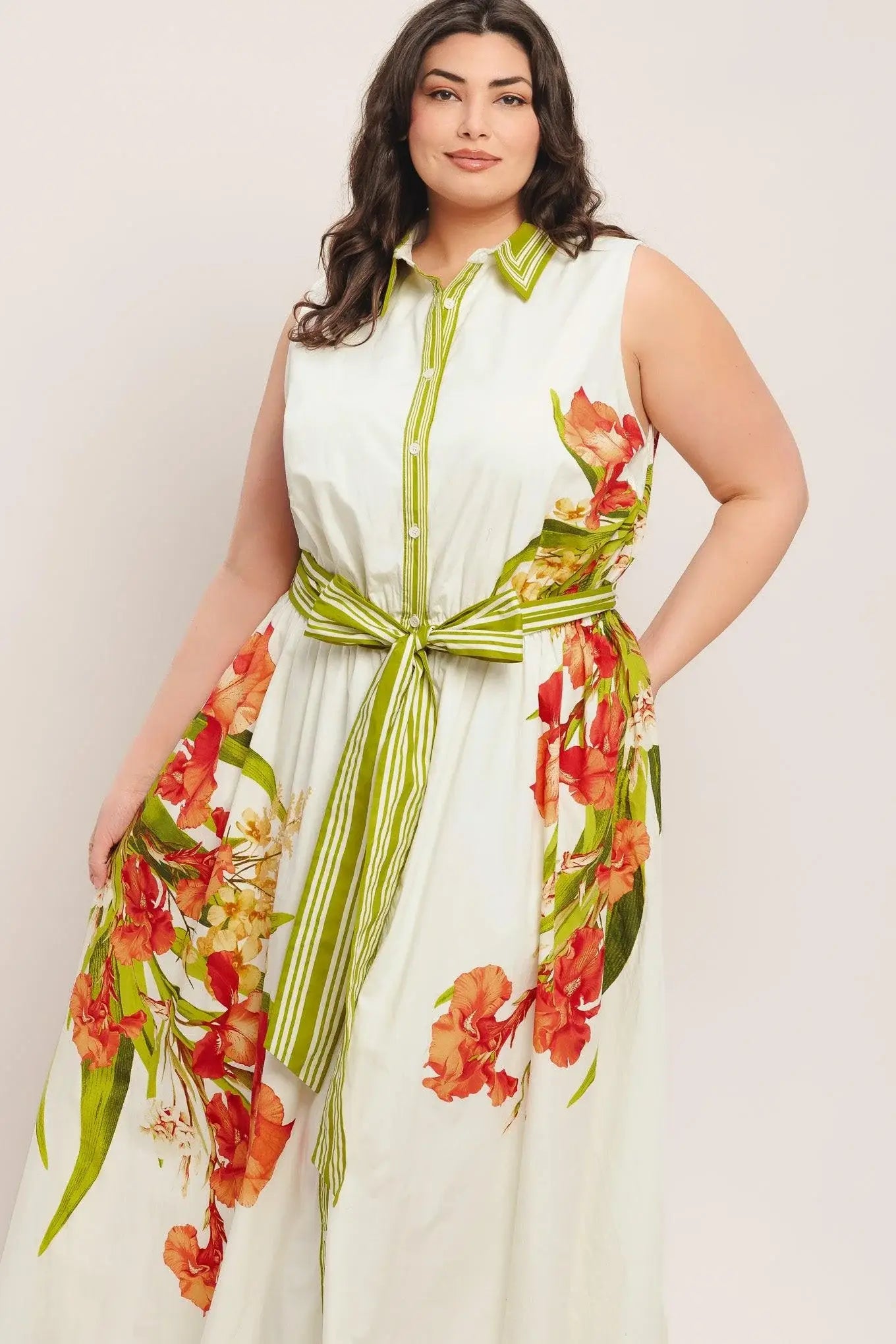 SPRING HEIRLOOM WOVEN MIDI DRESS - Flying Tomato - Flyclothing LLC