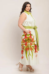 SPRING HEIRLOOM WOVEN MIDI DRESS - Flying Tomato - Flyclothing LLC
