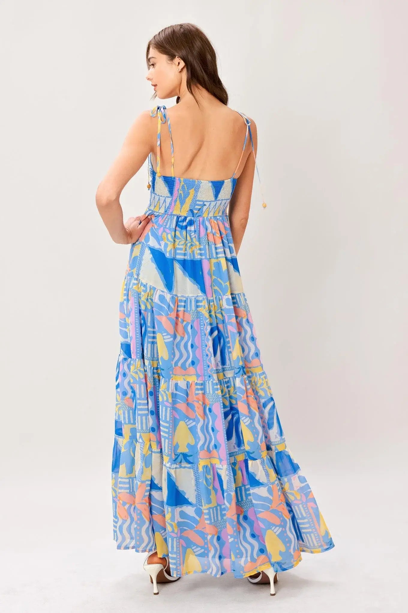 SEASIDE LOVE FLOW WOVEN MAXI DRESS - Flying Tomato - Flyclothing LLC
