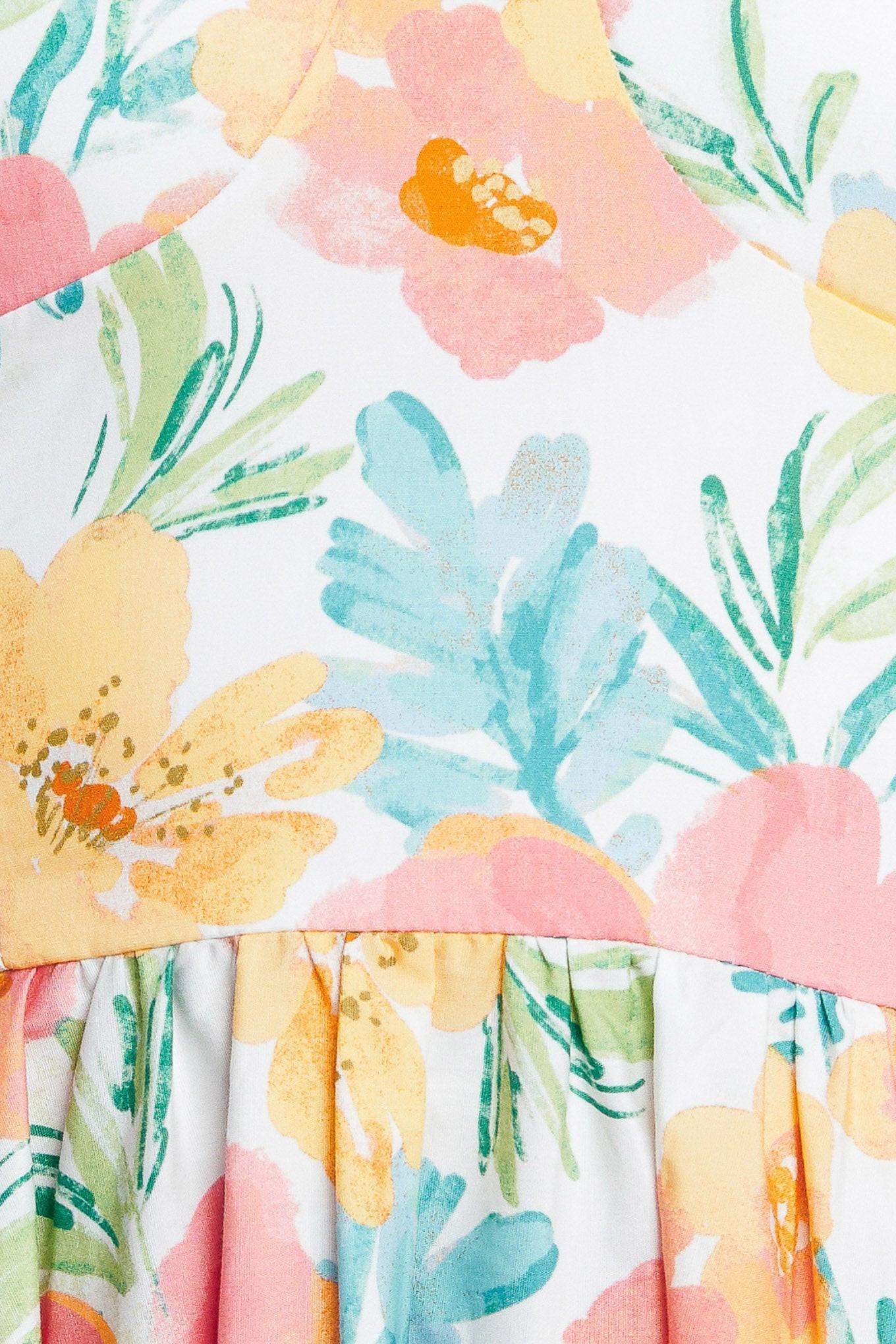 SOFT SUNSHINE WOVEN MIDI DRESS - Flying Tomato - Flyclothing LLC