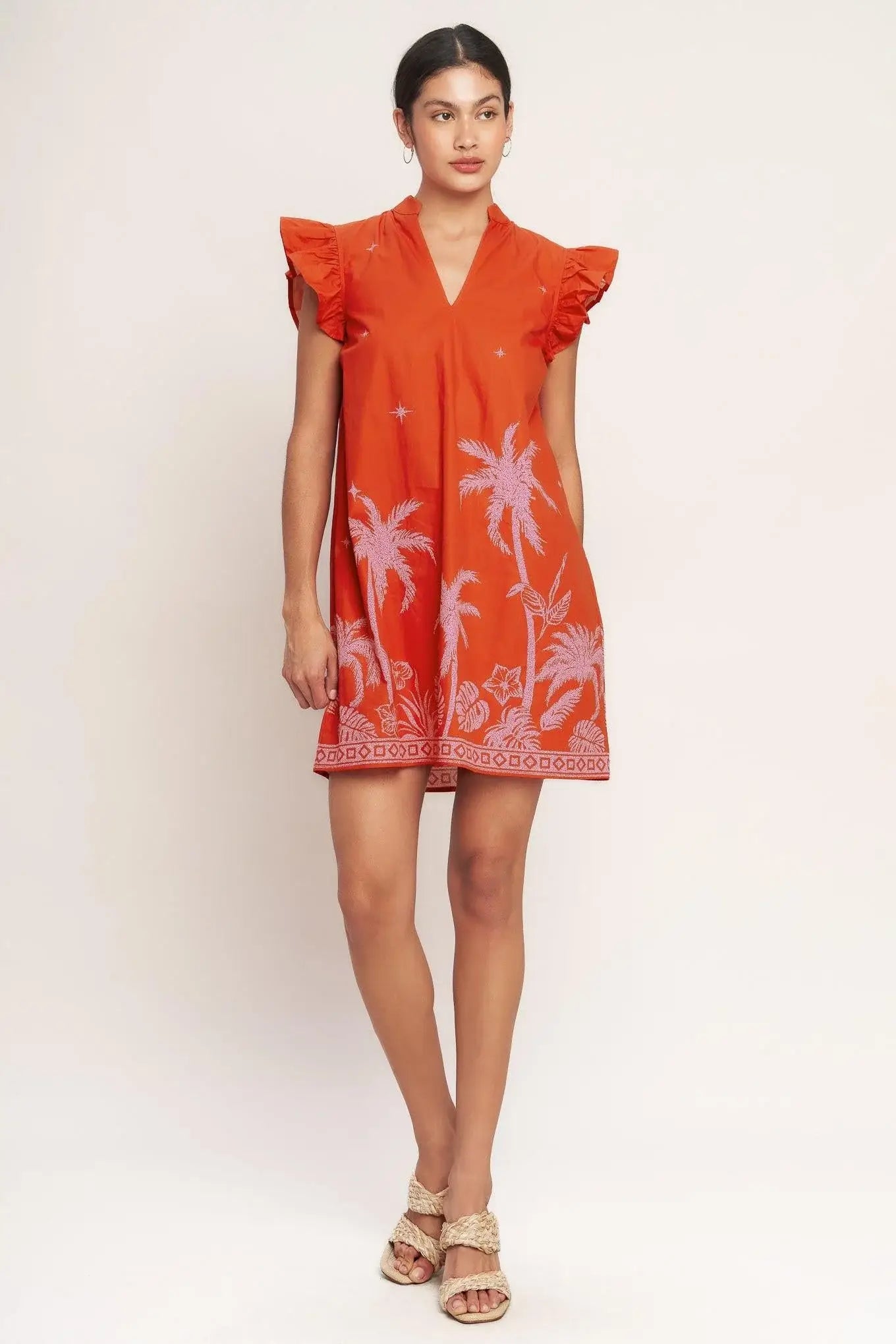 ISLAND STATE OF MIND WOVEN MINI DRESS - Flying Tomato - Flyclothing LLC
