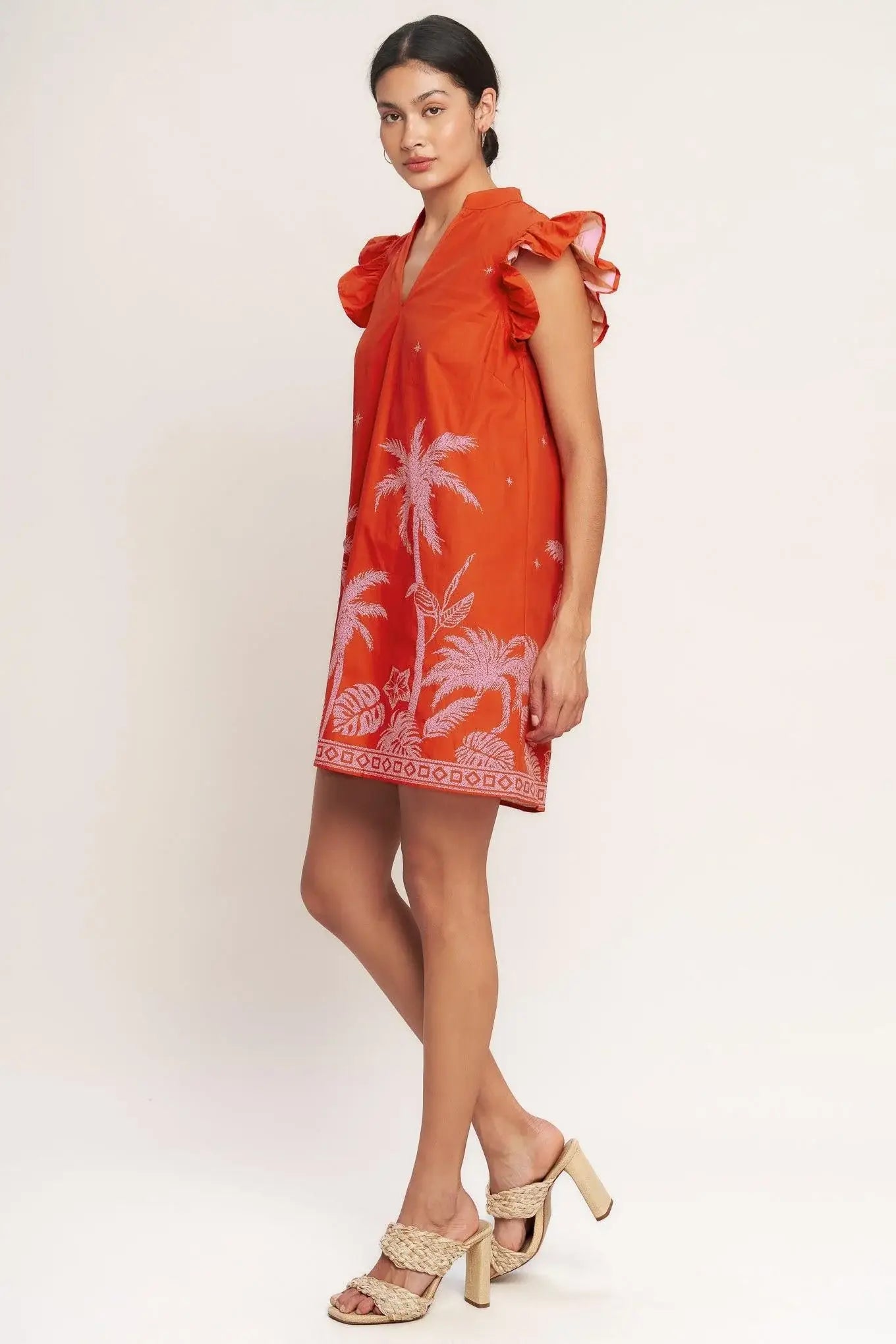ISLAND STATE OF MIND WOVEN MINI DRESS - Flying Tomato - Flyclothing LLC