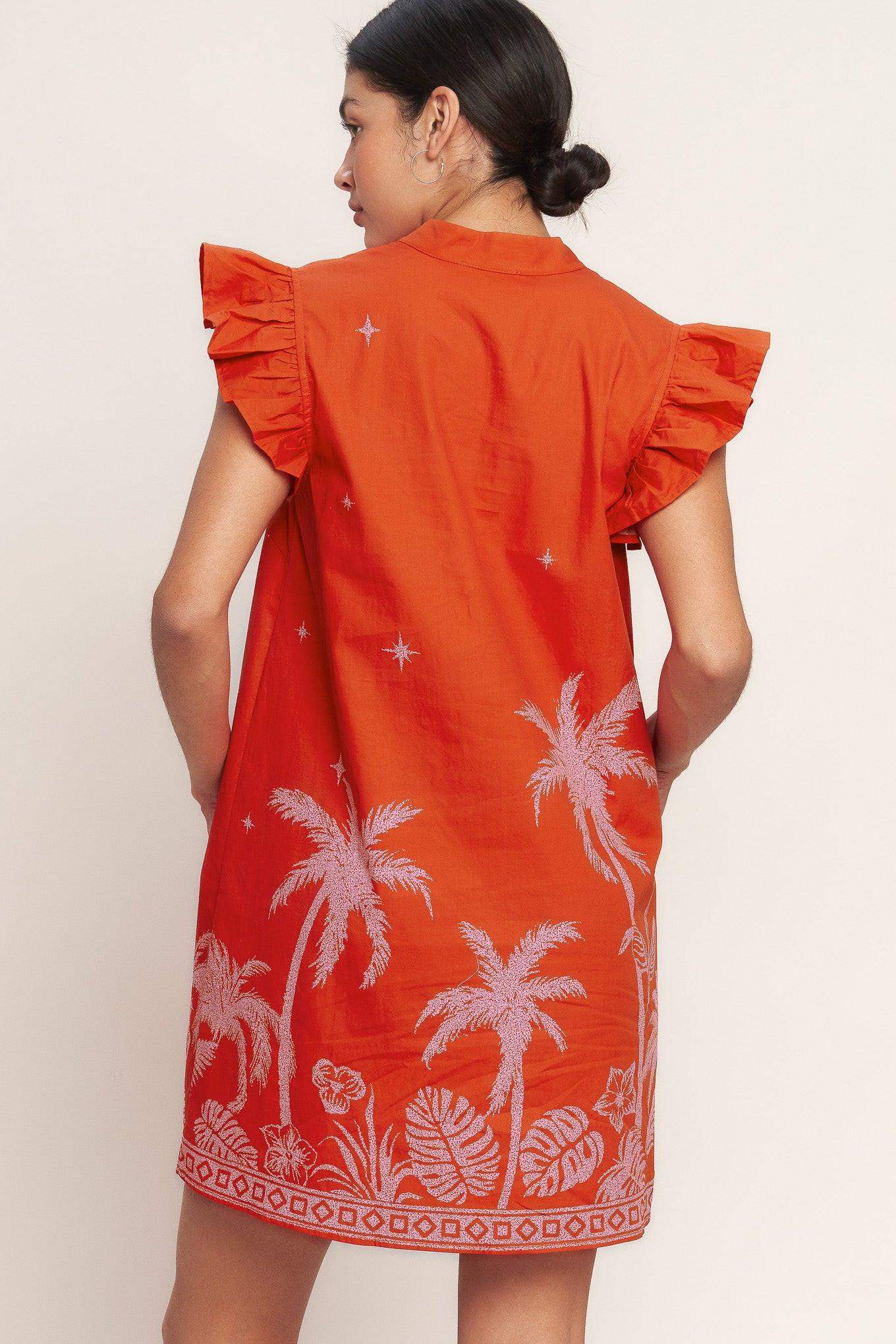 ISLAND STATE OF MIND WOVEN MINI DRESS - Flying Tomato - Flyclothing LLC