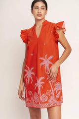 ISLAND STATE OF MIND WOVEN MINI DRESS - Flying Tomato - Flyclothing LLC