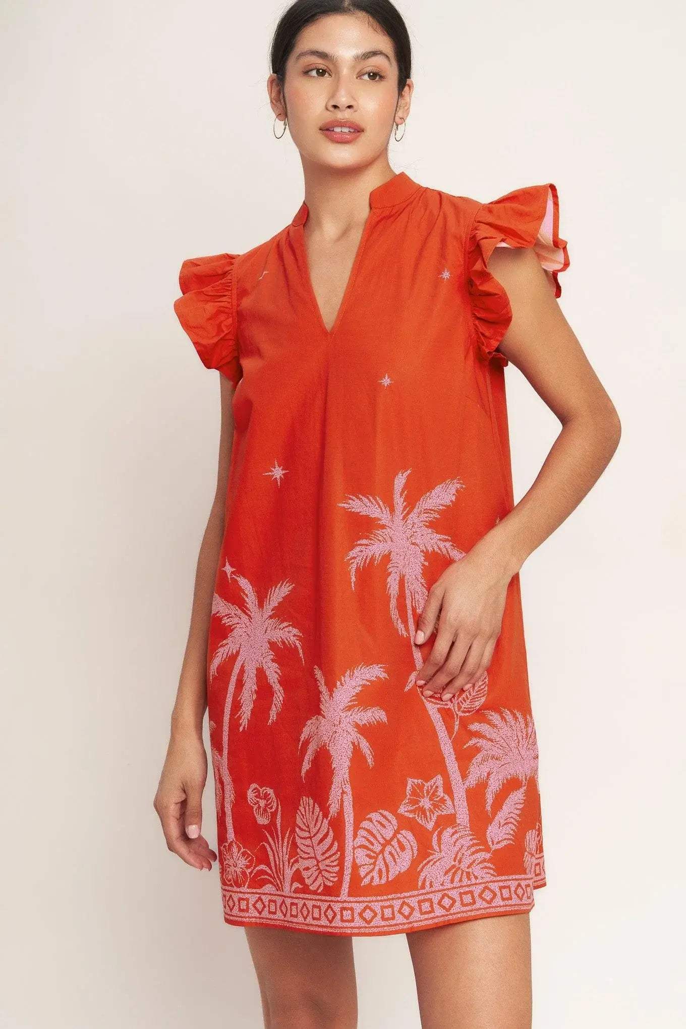 ISLAND STATE OF MIND WOVEN MINI DRESS - Flying Tomato - Flyclothing LLC