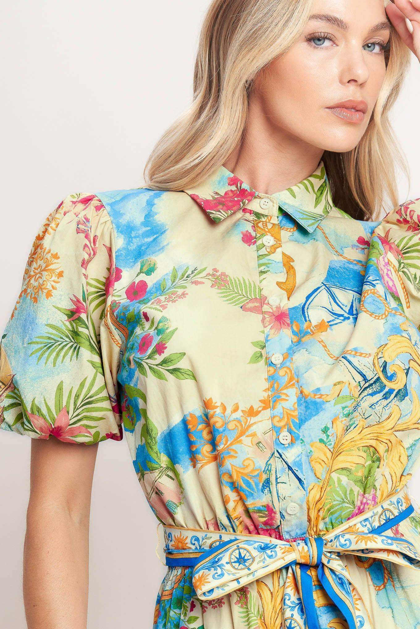 MEET ME IN PARADISE WOVEN MINI DRESS - Flying Tomato - Flyclothing LLC