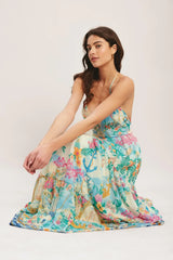 CAPRI SAIL AWAY WOVEN MAXI DRESS - Flying Tomato - Flyclothing LLC