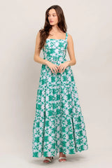 LOVE GROWS HERE WOVEN MAXI DRESS - Flying Tomato - Flyclothing LLC