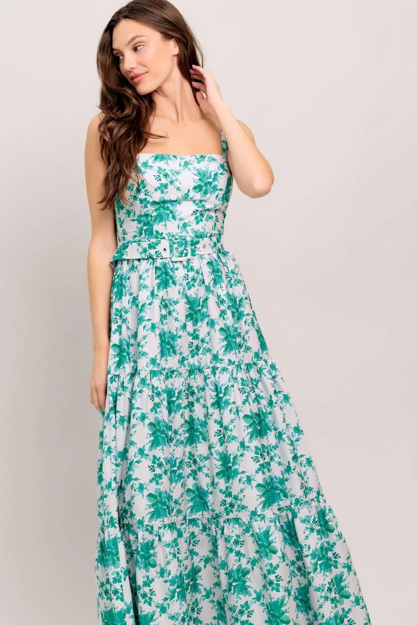 LOVE GROWS HERE WOVEN MAXI DRESS - Flying Tomato - Flyclothing LLC